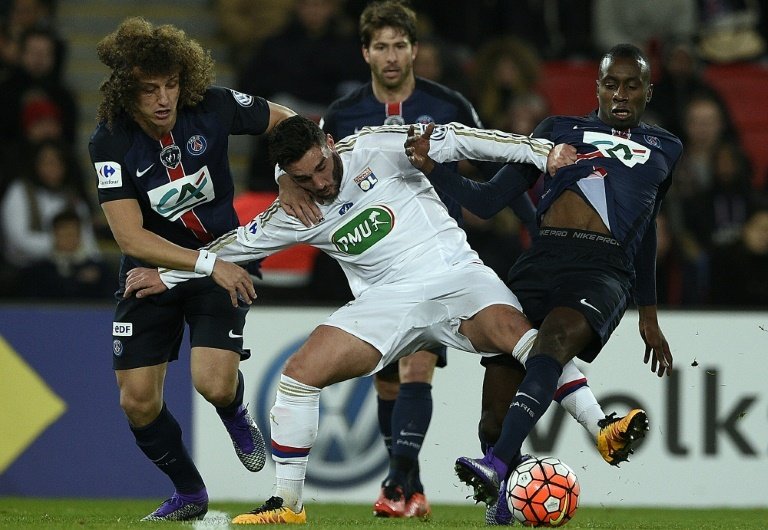 Corentin Tolisso, face au PSG, le 10 février 2016, à Paris