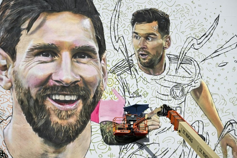 Inter Miami have announced a major press conference with Messi. AFP