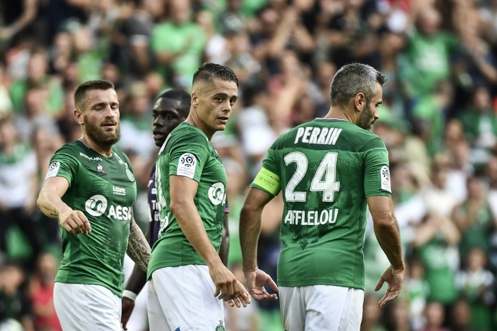 Les compos probables du match de Ligue 1 entre Saint-Etienne et Metz. AFP