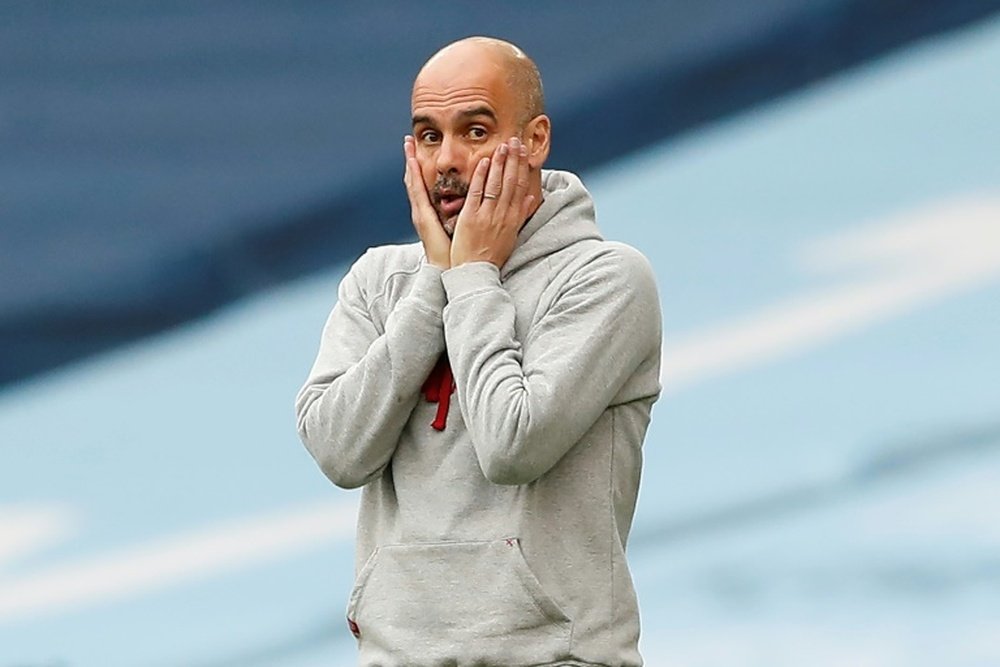 Pep clashes with his own words. AFP