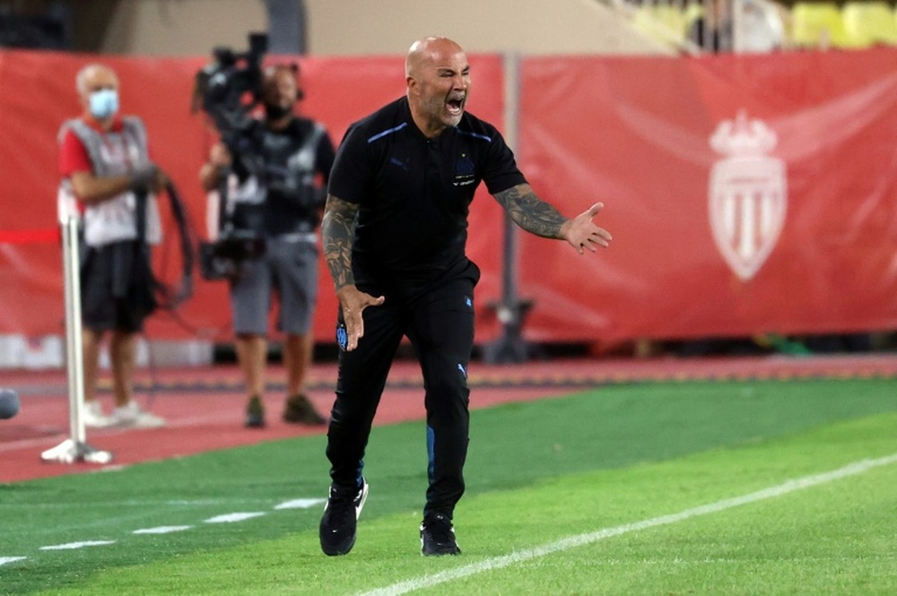 Sampaoli frustré par le résultat contre le Lokomotiv. AFP