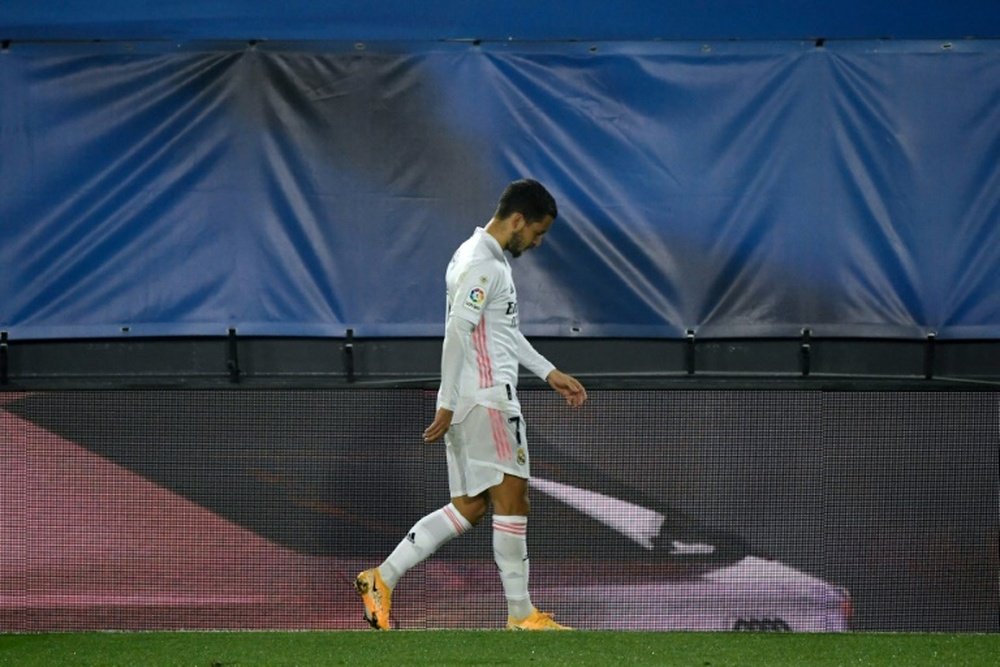 Hazard n'était pas au stade Di Stéfano. AFP