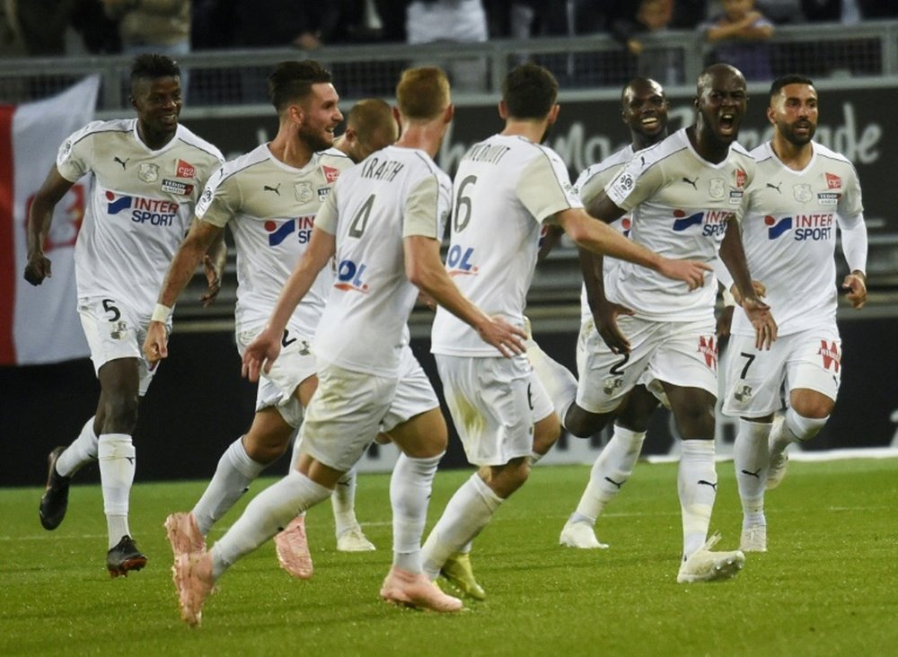 Les compos probables du match de Ligue 1 entre Dijon et Amiens. AFP