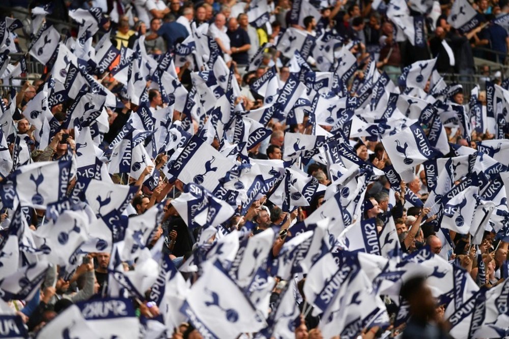 Tottenham have banned two fans for life. AFP