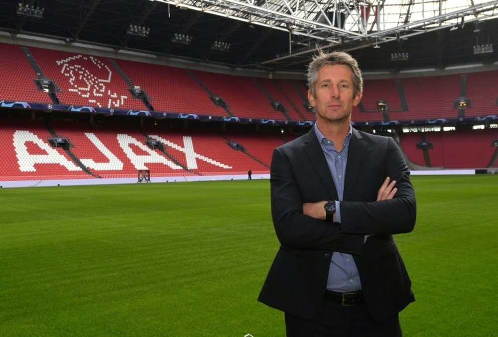 Il direttore generale dell'Ajax Edwin van der Sar, ex Juve. AFP