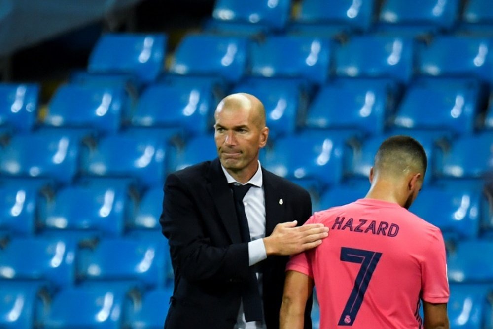 Hazard is hoping for a successful season at Real. AFP