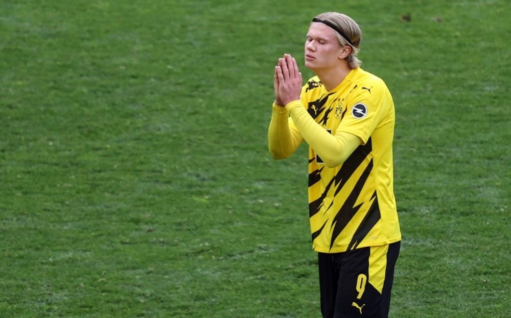 Haaland's transfer will come with 40 million euros in extra fees. AFP