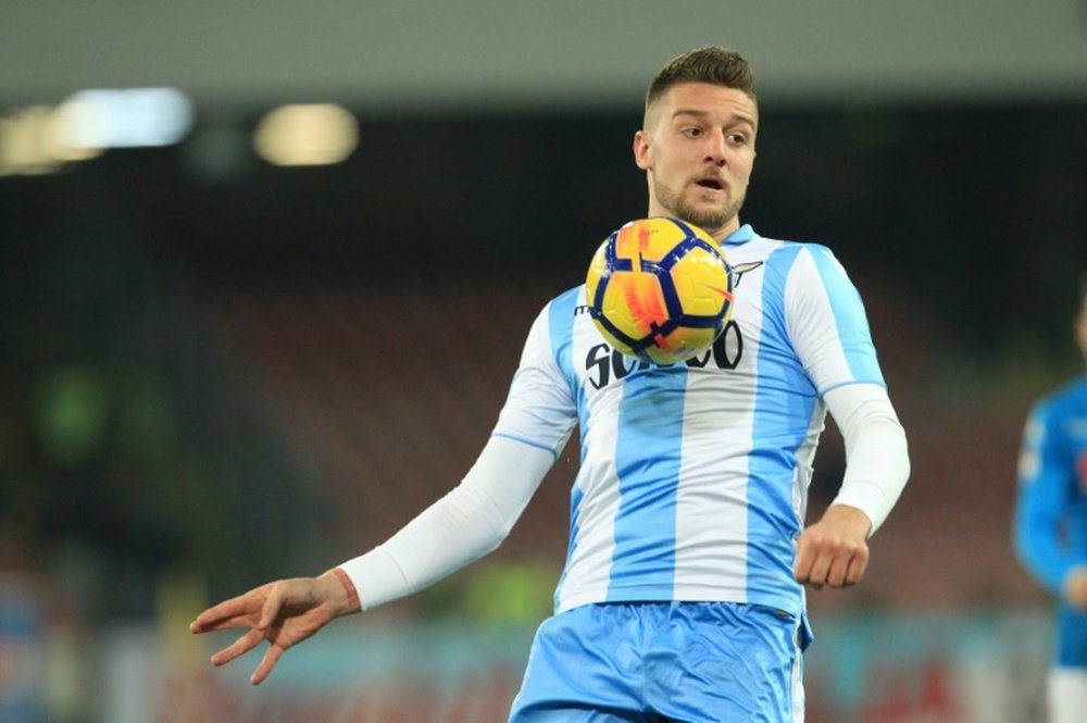 Sergej Milinkovic-Savic has been linked with a Premier League move. AFP