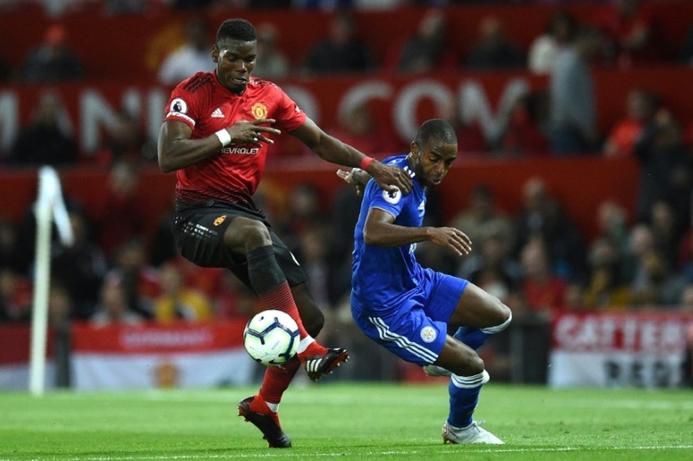 Paul Pogba podría abandonar el United antes de fin de mes. AFP