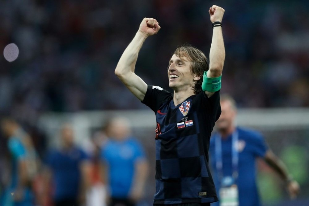 Modric hizo realidad su sueño. AFP