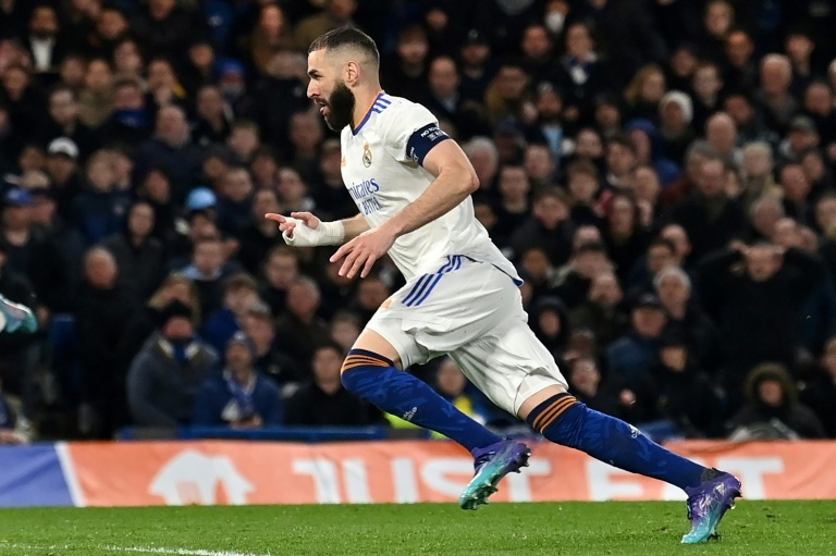 Benzema celebra en Londres