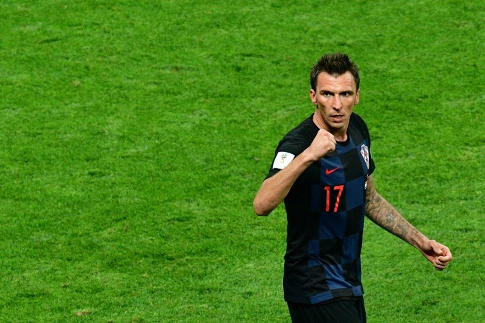 Mandzukic enjoyed a fine World Cup with Croatia. AFP