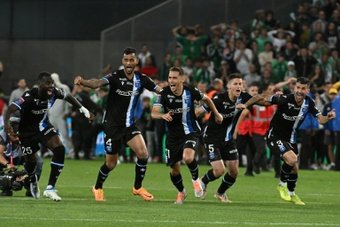 Auxerre retrouve la Ligue 1 dix ans après. AFP