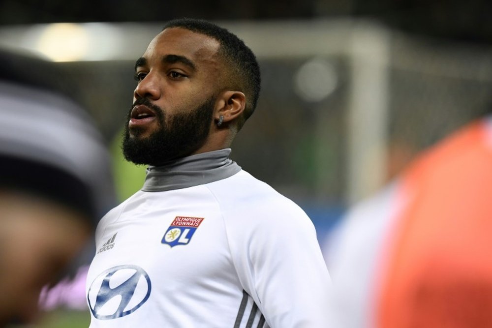 El delantero francés tiene contrato con el Lyon hasta 2019. AFP