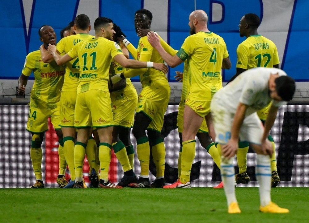 Nantes met fin à la belle série de l’OM. GOAL