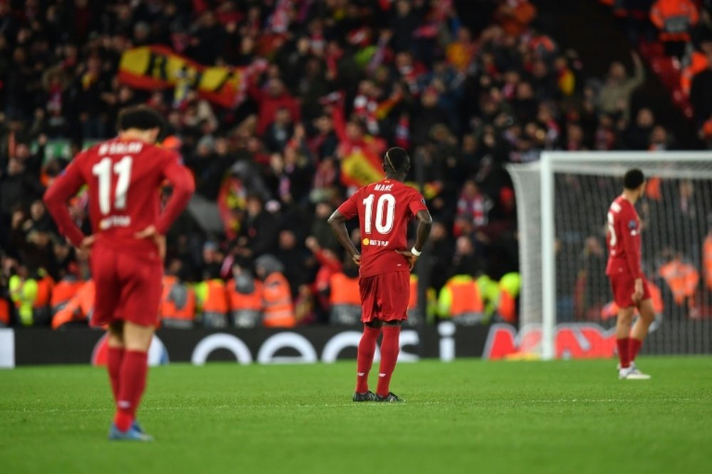 Mané não veria o Liverpool como campeão caso a Premier fosse cancelada. AFP