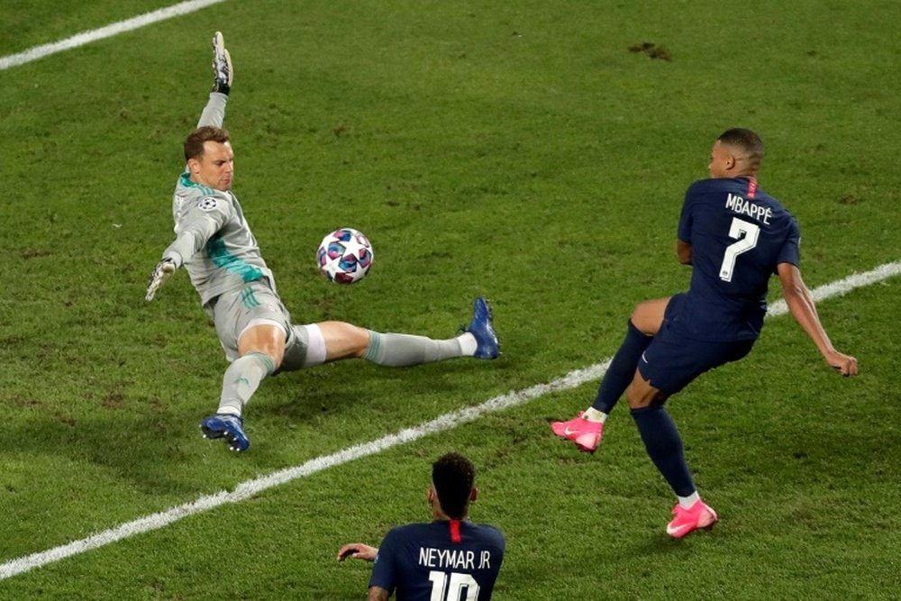O gigante alemão foi criticado após derrota na Champions. AFP