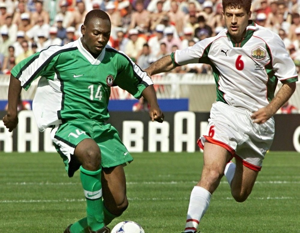 The former Nigerian international took a gamble on himself. AFP