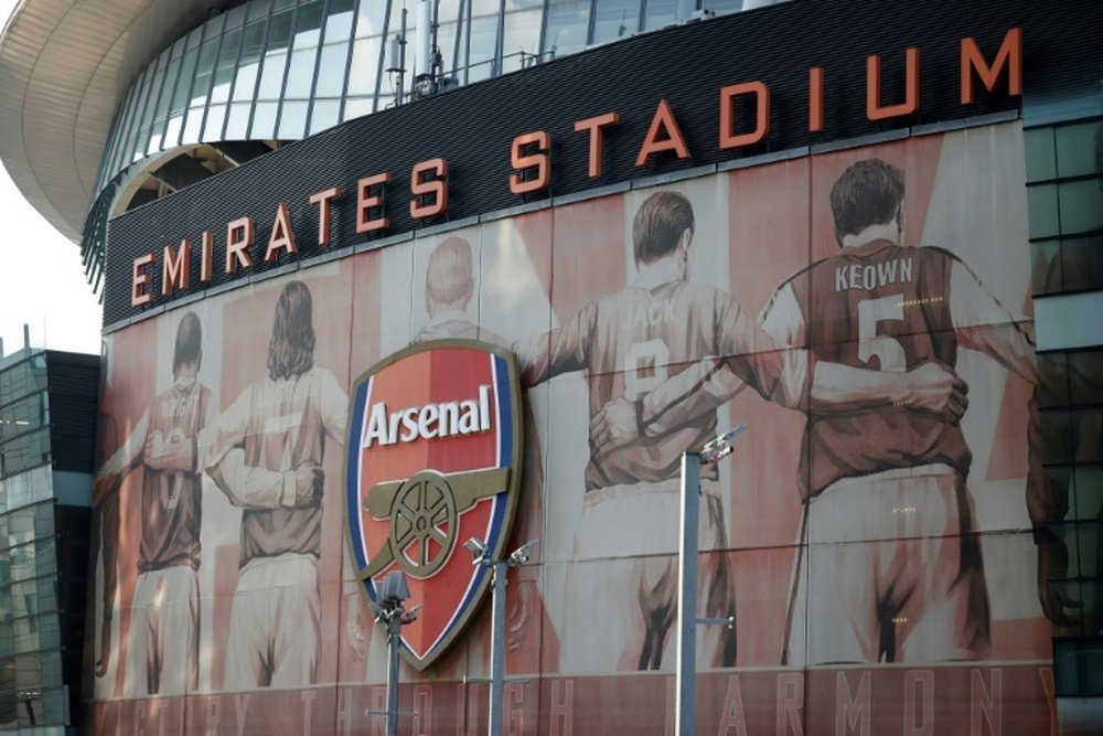 Vue partielle de l'Emirates Stadium. AFP