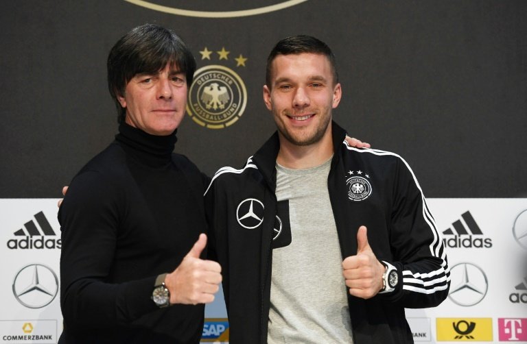 Podolski to captain Germany on farewell against England