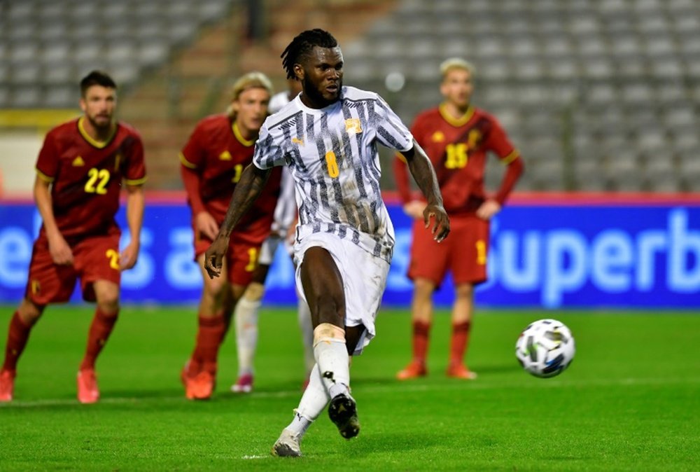 Bélgica empató con Costa de Marfil. AFP