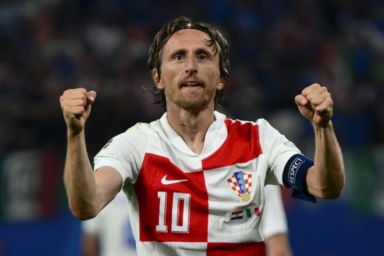 Croacia 363 - Modric 182: presente en más de la mitad de choques de la historia croata. AFP