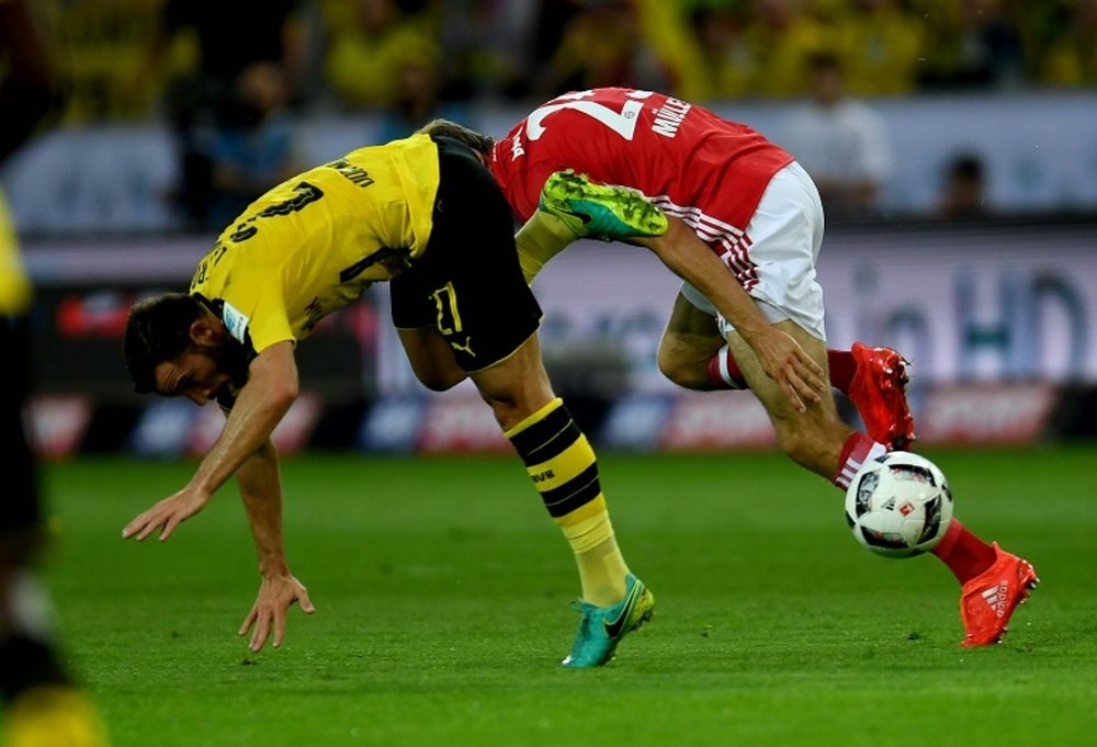 Las semifinales de la DFB Pokal nos podría brindar un Bayern-Borussia. AFP/Archivo
