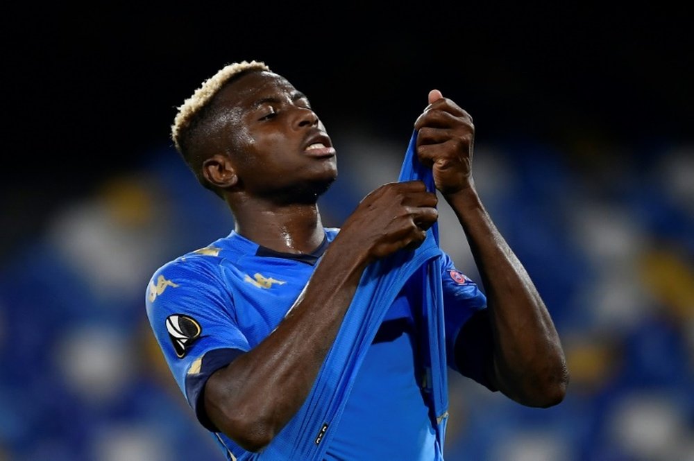 Victor Osimhen n'est plus positif au Covid-19. afp