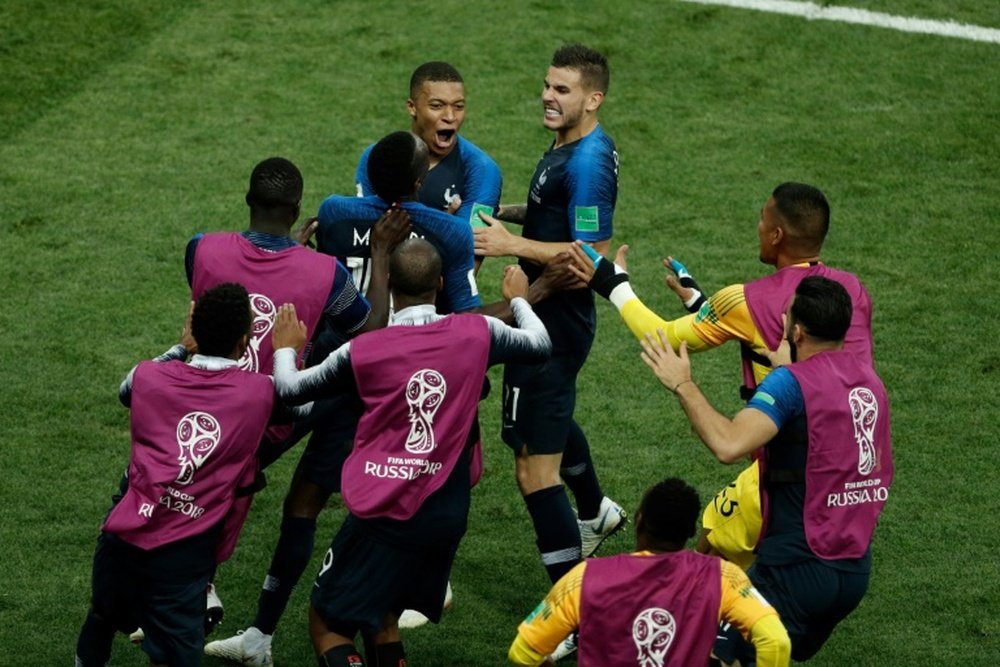 Francia ganó el Mundial. AFP
