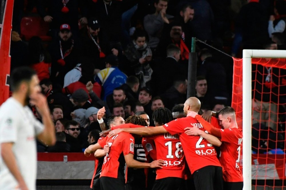 El Rennes entra directo en la fase de grupos de la Champions League. AFP