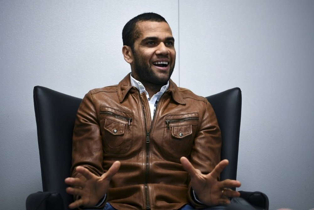Dani Alves could be leaving PSG this summer. AFP