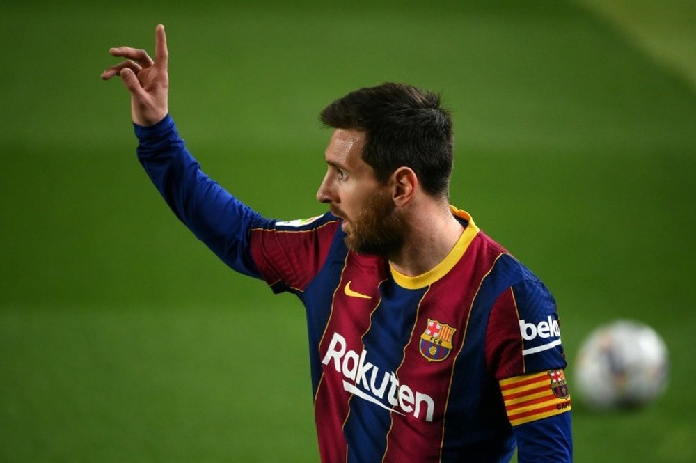Lionel Messi vive grande momento na temporada. AFP