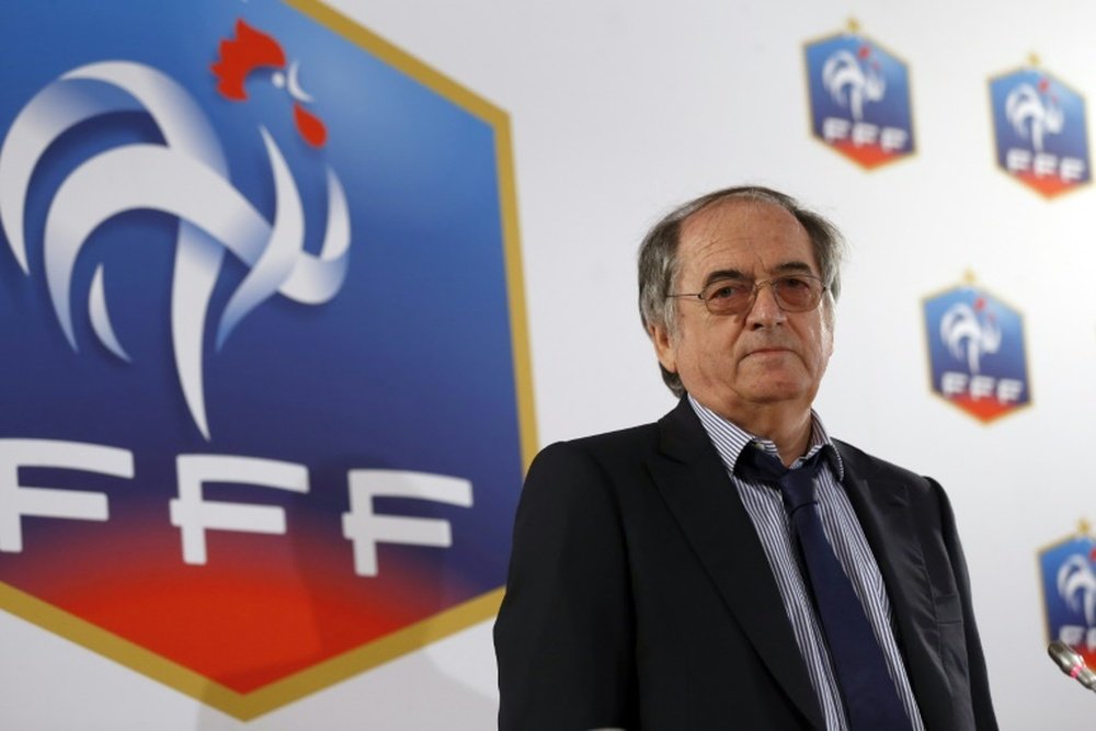 Le président de la FFF Noël Le Graët lors du comité exécutif de linstance au siège à Paris, le 3 juillet 2012