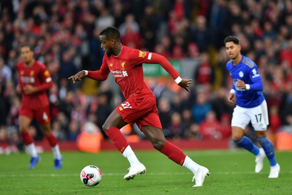 Flou total pour Origi à Liverpool. AFP