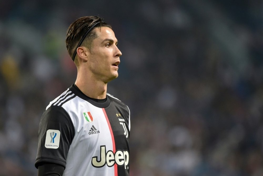 Cristiano, forfait de dernière minute face à l'Udinese. AFP