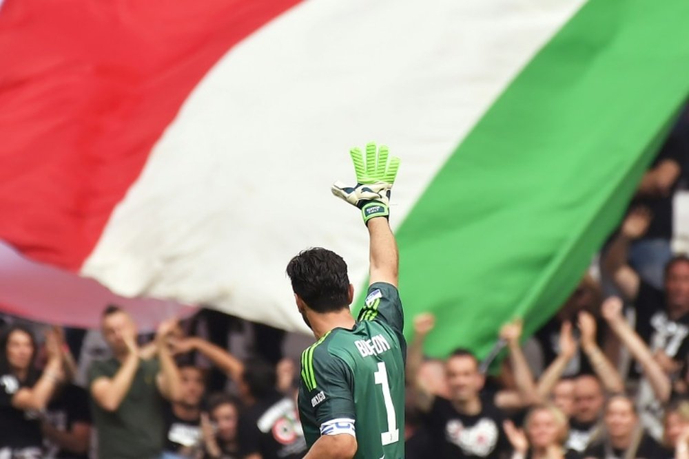 Gravina parla di Buffon. AFP