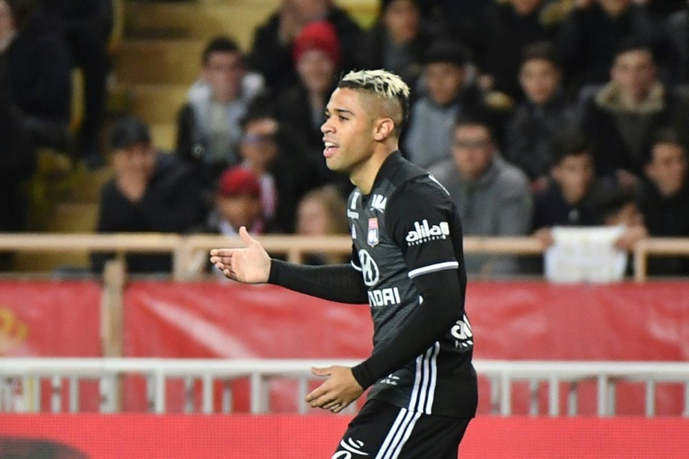 Mariano atraviesa un buen momento en el Olympique de Lyon. AFP