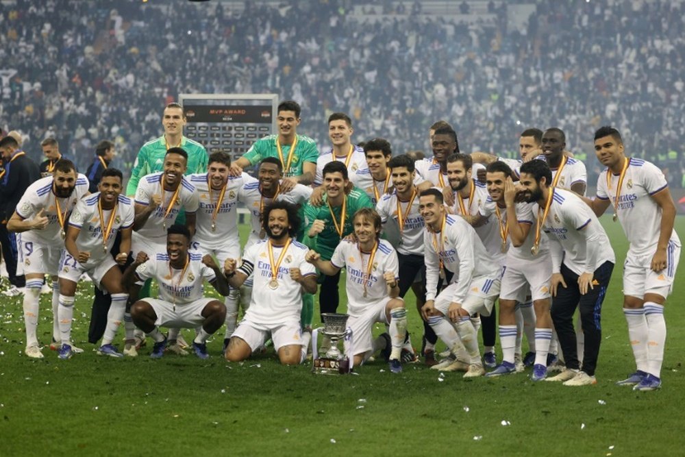 Le Real Madrid remporte la Supercoupe d'Espagne 2022. AFP