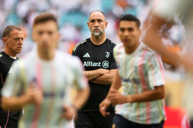 Tudor in conferenza. AFP