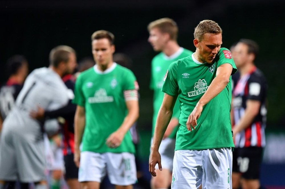 El Werder ha sumado tres puntos en Bielefeld. AFP/Archivo
