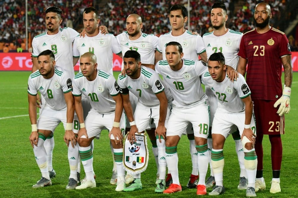 L’Algérie de Belmadi égale le record de l’Égypte. AFP