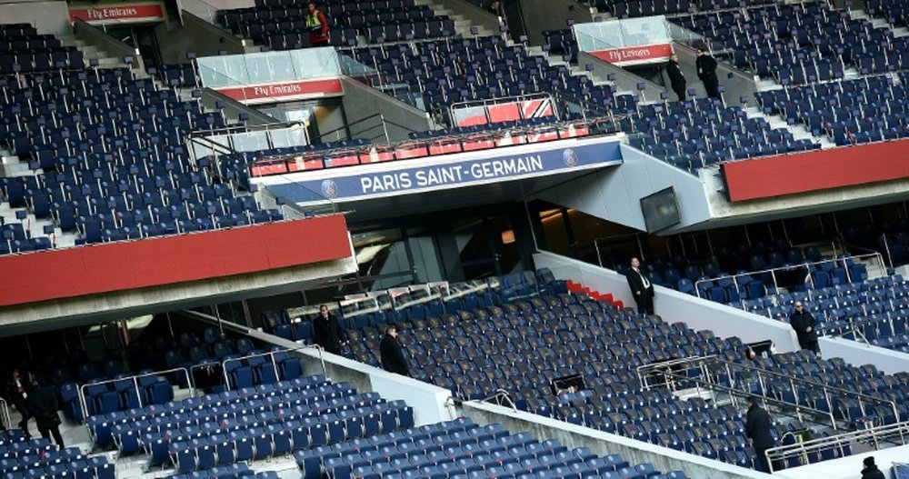 Paris Saint-Germain will have to play one home match in front of a partially-closed stadium. AFP