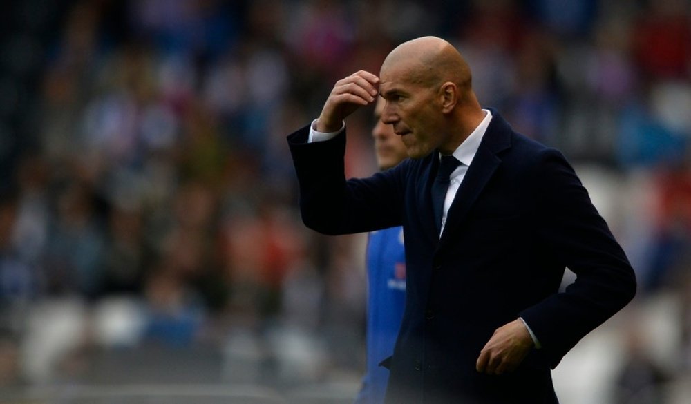 Zidane le cambió la cara al Madrid y logró batir la mejor recta final de la historia. AFP