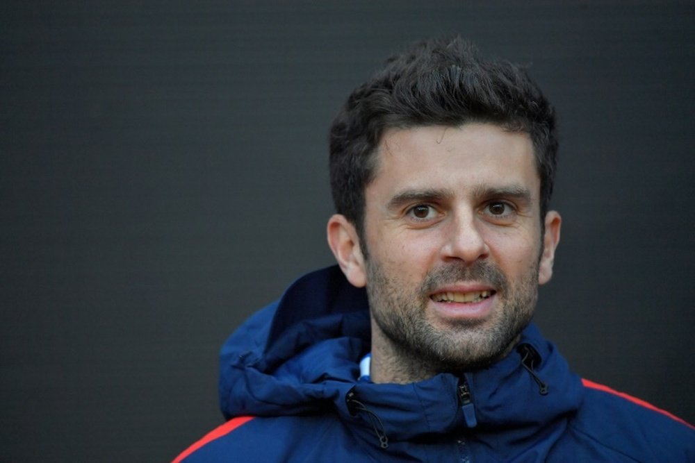 Thiago Motta ha debutado con el paso cambiado con el PSG Sub 19. AFP/Archivo