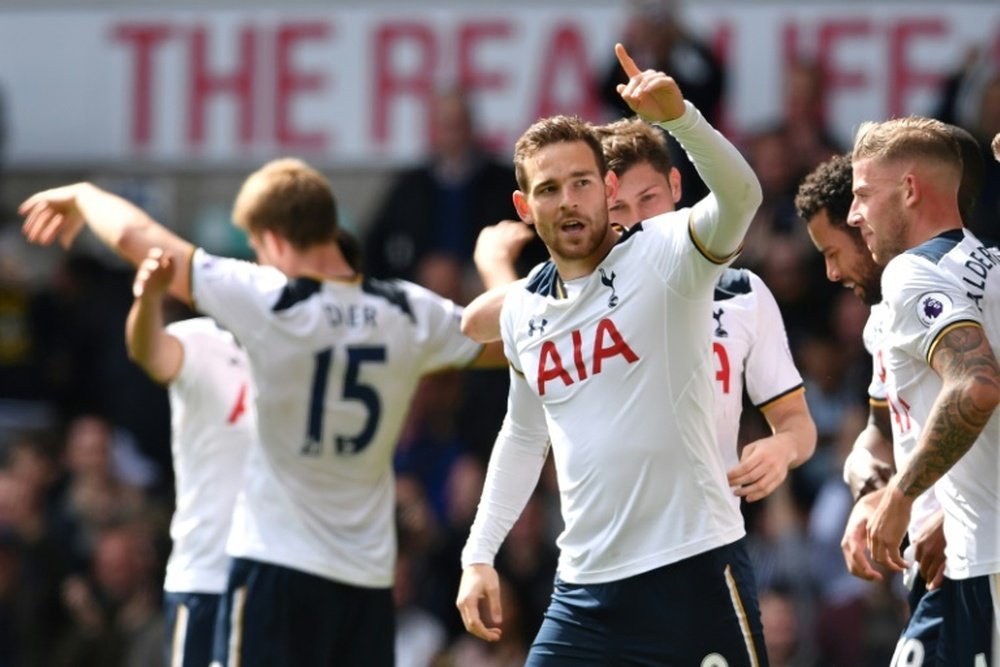 Tottenham vence Bournemouth por 4-0 na rodada 33 da liga inglesa. AFP