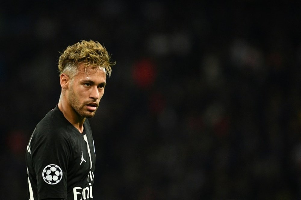Neymar empeoró sus números tras salir del Barcelona. AFP