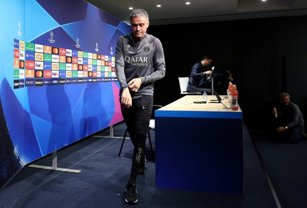 Luis Enrique confiant pour le match retour à Barcelone. afp