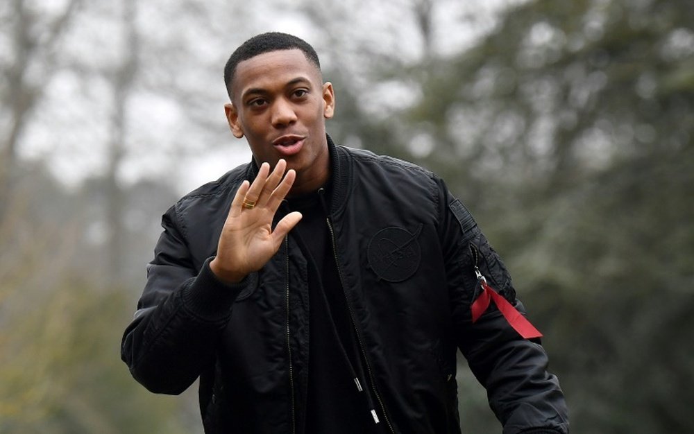 Martial has returned home from United's pre-season training camp. AFP