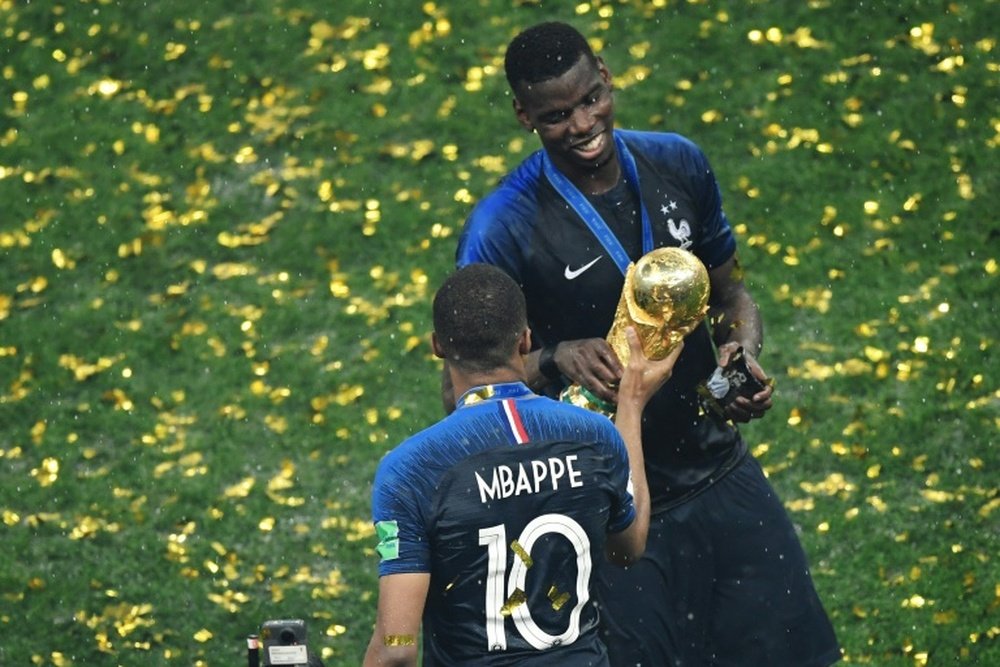 Pogba silenced critics after he played a vital role in France's victory. AFP