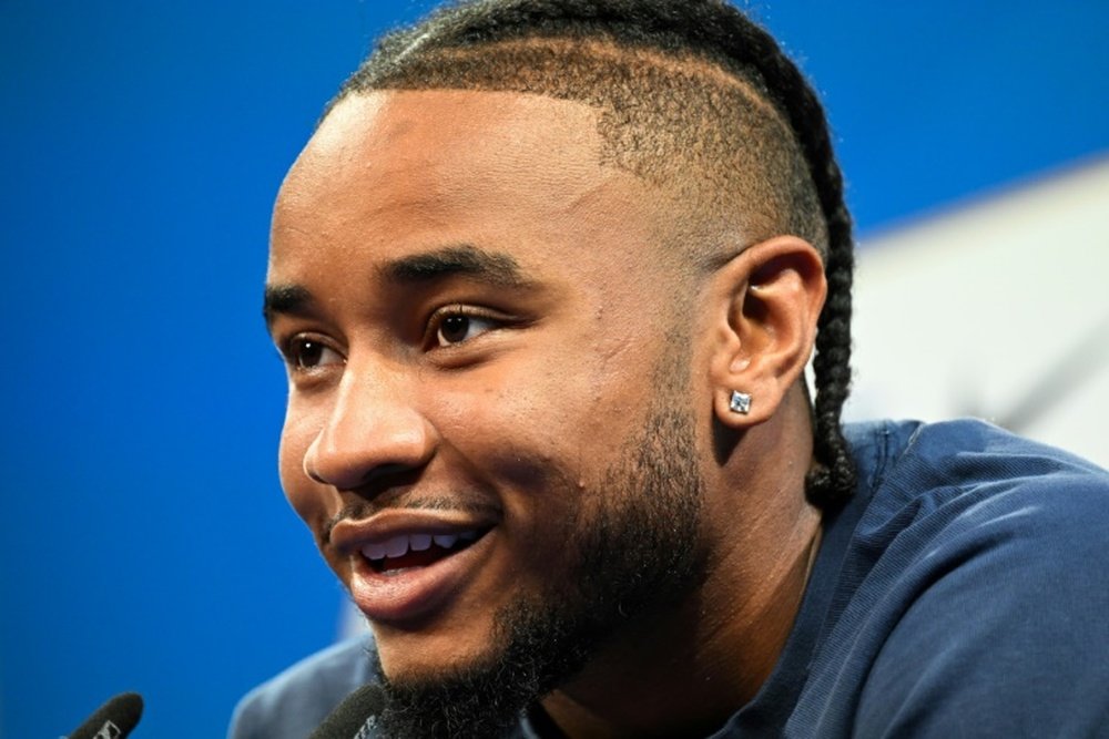 Nkunku wants to win trophies at Chelsea. AFP